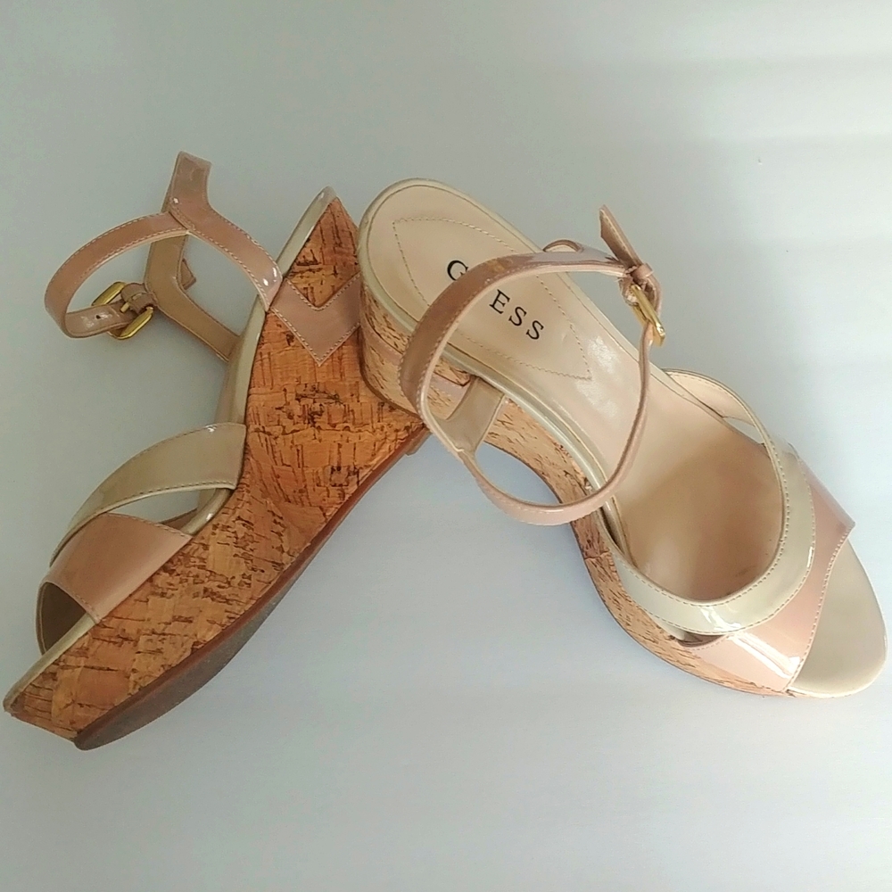 Guess Cork 4 Inche Heels